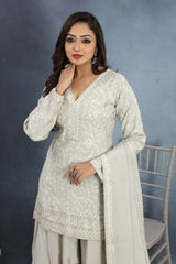 Refined Beauty The Perfect Kurta-Palazzo and Dupatta Combo