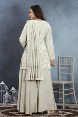 Refined Beauty The Perfect Kurta-Palazzo and Dupatta Combo