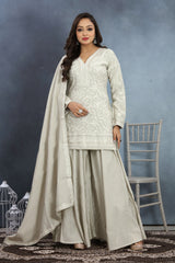 Refined Beauty The Perfect Kurta-Palazzo and Dupatta Combo