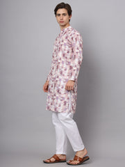 Multi Color Rayon Printed Men's Kurta