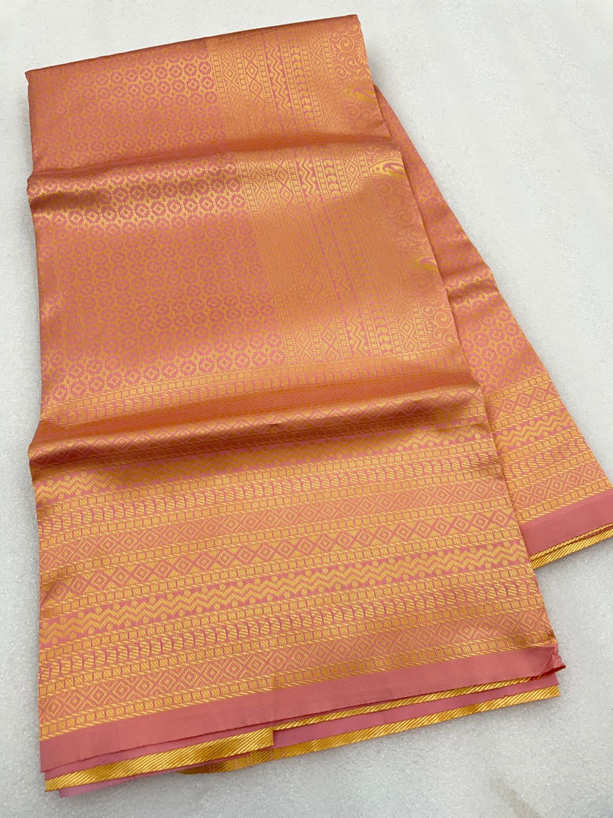 Traditional pure Soft jacquard Silk Saree